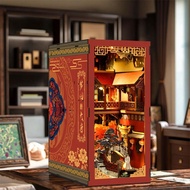 New Style DIY Puzzle Toys Book Nook Kit Bookstore Bookshelf Decoration Book Nook House for Handcraft