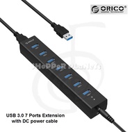 Orico USB 3.0 Extension 7-Ports with USB DC Power Cable H7013-U3