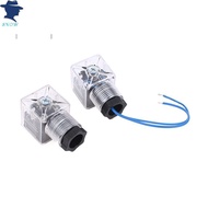 [miqin] Solenoid Coil Plug Hydraulic Valve Transparent Voltage Universal Accessories DC24 Solenoid V