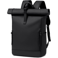 Unisex Roll-Top Backpack, 24L/32L Extendable Backpack with Laptop Compartment, Waterproof Anti-Theft