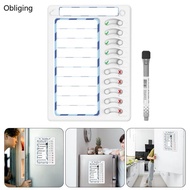 BLING Kids Magnetic Checklist Boards Dry Erases Chores Slider Chart Blank Chore Chart