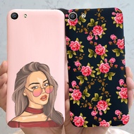 OPPO A57 (2016) CPH1701 Case Silicon Jelly Soft Cute Girl Flower Back Cover Case Oppo a57 A 57 2016  Phone Casing