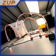 ZUP 2Pcs For DJI O3 Air Unit Flight Controller Direct Plug 6P Connecting Cable 10cm/15cm/20cm Silico