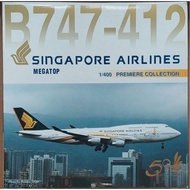 [Ready Stock] Dragon Wings 1/400 Singapore Airlines B747-412 "Megatop" Airplane Model, Commemorative