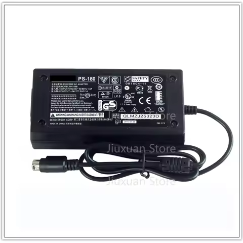 Original New AC DC Power Adapter PS-180 For Epson TM-U220 TM-T88V 88IV T20ii L90 U330 H6000 H5000 T8