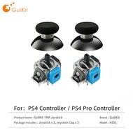 GuliKit TMR จอยสติ๊กแม่เหล็กไฟฟ้าจอยสติ๊กแม่เหล็กไฟฟ้าเข้ากันได้กับตัวควบคุม PS5 PS4 Nintendo Switch