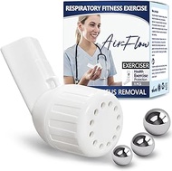 Breathing Exercise Device for Lungs, Acapella Flutter Valve, Natural Mucus Clearance and Lung Expans
