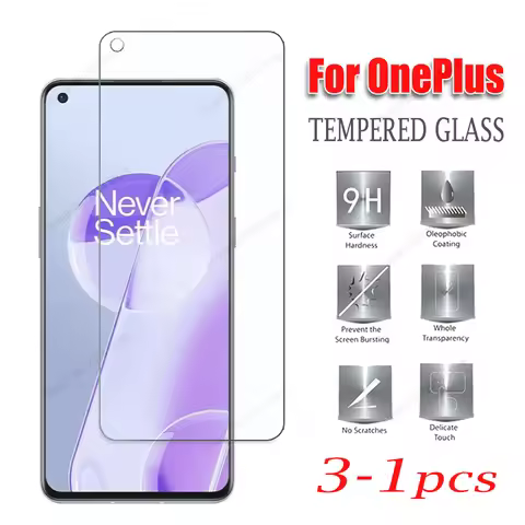 9H Tempered Glass For OnePlus 9 9RT 8T ACE 3V Pro 10R 10T Screen Protector For One Plus Nord CE 3 2 