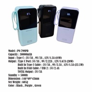 Pineng Power Bank PN-799PD 30000mAh 22.5 With Built In Cable PN799 PN-799 PD 20W Fast Charge