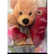 Birthday Surprise Teddy Bear Handbag Gift set women Wife Girlfriend Anniversary birthday