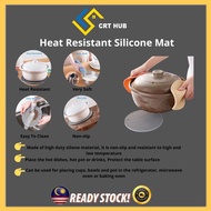 Silicone Mat/Coffee Mat/Bowls Mat/Plates Mat/Table Mat/Teapot Mat/Kitchen Mat/ Hot Pot Mat/Alas Meja