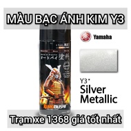 SƠN SAMURAI CHAI SƠN XỊT MÀU BẠC ÁNH KIM Y3 400ML