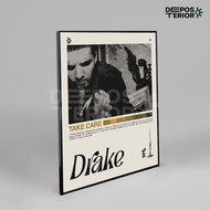 Drake Poster - Take Care cover album Frameblock