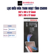 Lọc gió điều hòa than hoạt tính Bosch C5099 - Ford Fiesta (Bộ 2 cái)