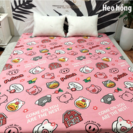 ⭐Lẻ Chiếc ga Dâu nhật 💖m2/m6/m8/2m💖 drap giường poly bọc đệm cute Nguyệt Ánh Bedding