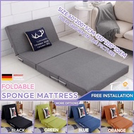 LAL Foldable Mattress Folding Mattress Foldable Bed Rollaway Bed/sofa Multifunctional Folding Bed High Density Sponge Bed