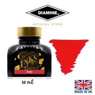 Diamine Fountain Pen 80ml Bottle Ink Ruby