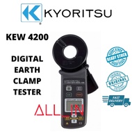 Kyoritsu 4200 Digital Earth Clamp Testers ~ Original 👍 12 Months Warranty 👍 Ready Stock 🔥🔥