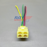 SOKET KABEL KIPROK REGULATOR YAMAHA MIO JUPITER Z SCORPIO RX KING NOUVO CRYPTON DLL ORIGINAL