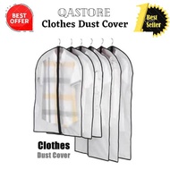 Plastic Clear Dust-proof Cloth Cover Suit/Dress Garment Bag Storage Protector/beg baju simpanan