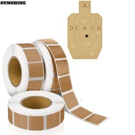 SUNSHINE Square Target Pasters, Range Targets Outdoor Target Stickers, for Long&Short Range Self-Adh