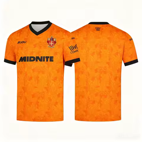 Wolves 26-27 150th Anniversary Football Jersey Adult Athleisure T-Shirt Summer Breathable Quick-dryi