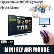 2.4G RF Wireless Optical Mouse 360 6D Gyroscope Fly Air Mouse with Nano USB Receiver for PC Android Smart TV Box