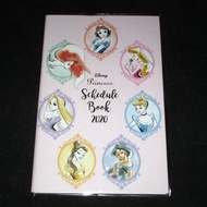 日本正版 Disney Princess 公主 2020年 月間 L 手帳 記事簿 記事本 Schedule