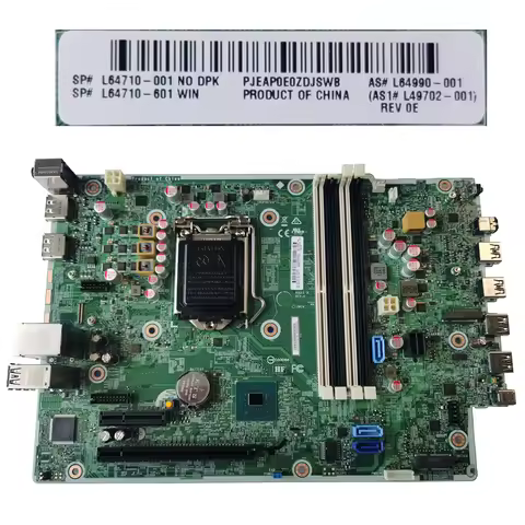 NEW L64710-601 For HP ProDesk 600 G5 SFF Motherboard L64710-001 L17672-601 LGA11151 8th 9th DDR4 Mem