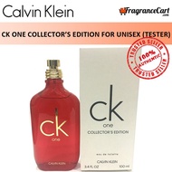 Calvin Klein cK One Collector's Edition EDT for Unisex Men Women (100ml Tester) Eau de Toilette Limited CNY 2019 Red [Brand New 100% Authentic Perfume/Fragrance]