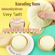 Squishy Bun Siopao Toy Simulation Buns Toys Squeeze Ball Fidget Toys for Kids Stress Reliever Toys