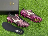 พร้องส่ง รองเท้าสตั๊ด mizuno made in japan งานป้ายเจแปน หนังวัว แบบลิ้น รองเท้าเบาแข็งแรง ฟรีกล่อง+ด