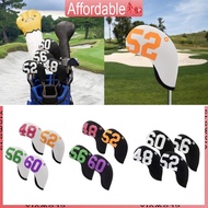 GLO 4Pcs Golf Iron Head Cover Golf Club Iron Headcovers Golf Club Head Covers