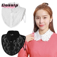 GOSSIP False Collar, Lace White Black Fake Collar, Clothes Accessory Detachable Adjustable Neckline 