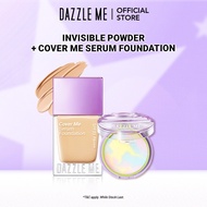 [Makeup Set] Dazzle Me Cover Me Serum Foundation & Dazzle Me Invisible Powder Bundle | Alas Bedak & 