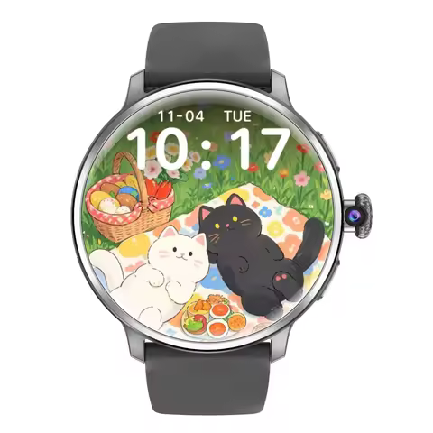 New H88 4G Lady Smart Watch SIM Card 1.65''AMOLED 480*480 950mAh Video Call WIFI GPS Women Men Dual 