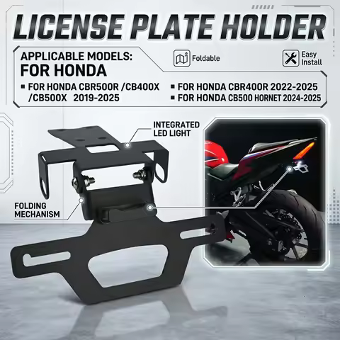 For HONDA CB500 Hornet 500 CBR500R CBR400R CB 500 CBR 500R License Plate Holder Motorcycle Tail Tidy