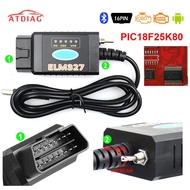 ELM327 USB V1.5 FTDI FT232RL + PIC18F25K80 Chip Code Reader for Ford HS CAN/MS CAN ELM 327 Bluetooth