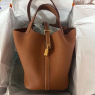 Hermes Picotin 18 Gold GHW TC K
