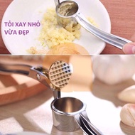 Stainless steel garlic press, garlic crusher, garlic press