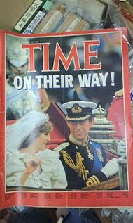 1981年8月 TIME MAGAZINE 戴安娜查理斯  英國皇室