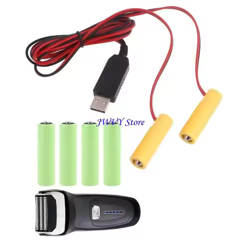 573A 4.5V AA LR6 Virtual Battery Power Supply Adapter Cable Dummy Battery Eliminators