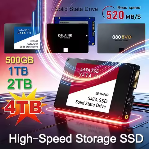 Solid State Disk SSD High Speed 500G 1TB 2TB Internal HDD Hard Drive Sata3 2.5 Inch For Laptop Micro