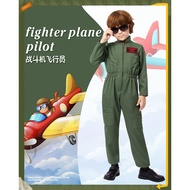 Performance Pilot Suit Children Suit Pilot Costume Children 2026 Halloween coscosplay Professional F