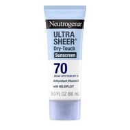 Neutrogena - Neutrogena 輕盈乾爽防曬霜 | 防水長達80分鐘 | SPF70 | 88ml | 平行進口
