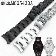 Rudder Hand Steel Strap Strap M005430A Watch Strap/830AM025 Black Stainless Steel Stainless Steel Br
