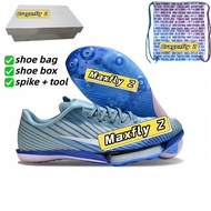 Sprint spikes shoes Maxfly 2 size:35-45 Portable breathable sprint competition special shoes shoes b
