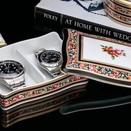 英國製Wedgwood 1992黃金果園骨瓷首飾結婚戒指珠寶手錶盒名片盒