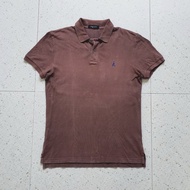 Bean Pole Polo Shirt / Size M to L - Chest Size 53 cm / Used - Second - Preloved