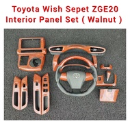 Toyota Wish Sepet ZGE20 Interior Panel Set / Dashboard Cover / Steering Wheel / Door Switch Panel / Dash board